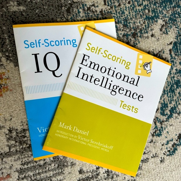 Leadership Personal Development Books Self-Scoring IQ and Emotional Intelligence - Picture 1 of 15